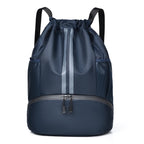 Sports Yoga Fitness Backpack Large Capacity Drawstring Backpack For Outdoor Sports Basketball And Football