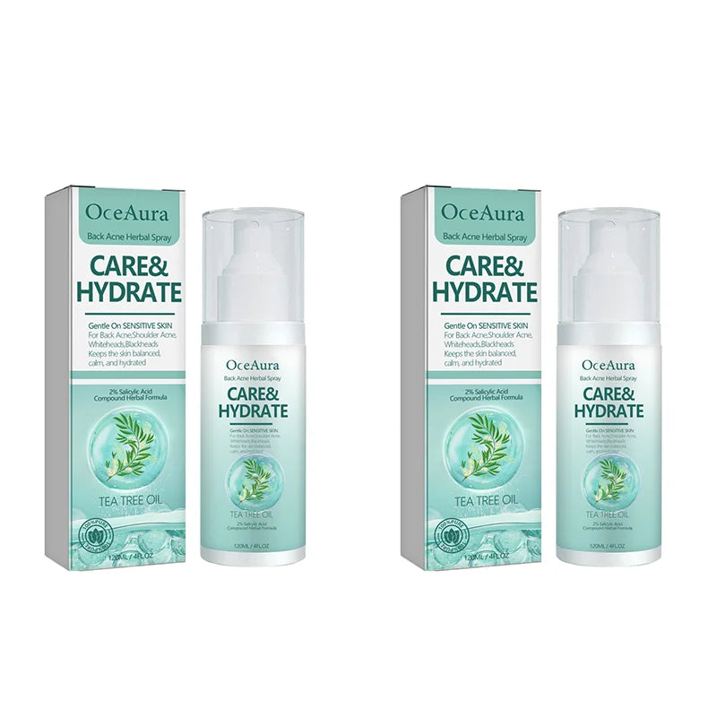 Herbal Acne Remover Spray Back Shoulder Pimple Treatment Blackhead Anti Mites Oil Control Repair Smooth Skin Care Beauty Health