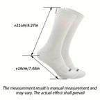 Quick Dry Cycling Socks For Men And Women Breathable Nylon Running Socks Medium Length Tube Style For Sports Fitness