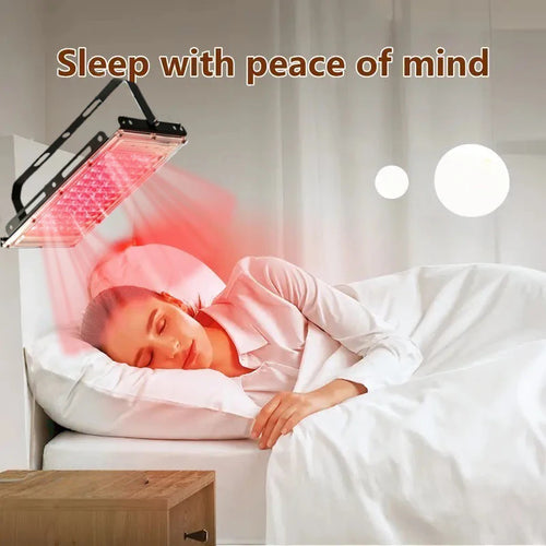 96LEDs Red Light Therapy Panel Lamp for Facial Skin Care Beauty 660nm Infrared Light Skin Care Device Beauty Health