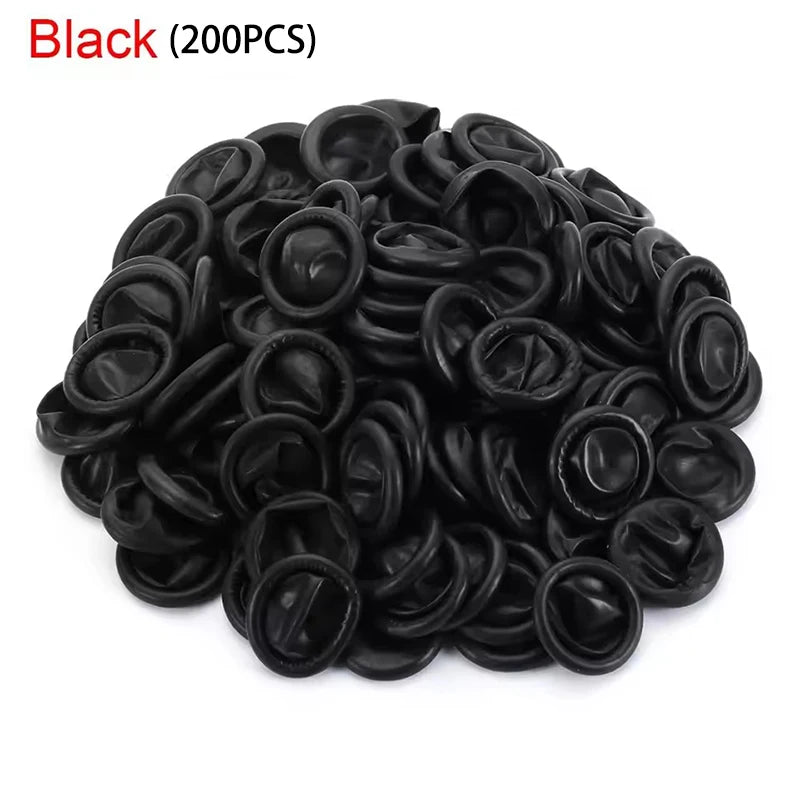 100Pcs Disposable Finger Cots – Anti-Slip Latex Powder-Free Multi-Color Finger Protectors