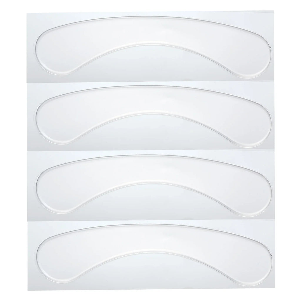 4Pcs Anti-Wrinkle Lip & Smile Line Pad Reusable Silicone Gel Anti-Aging Collagen Facial Lifting Patch Prevent Nasolabial Wrinkle