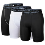Men's Quick Dry Compression Leggings For Running Track And Field Basketball Training Polyester Stretch Fabric