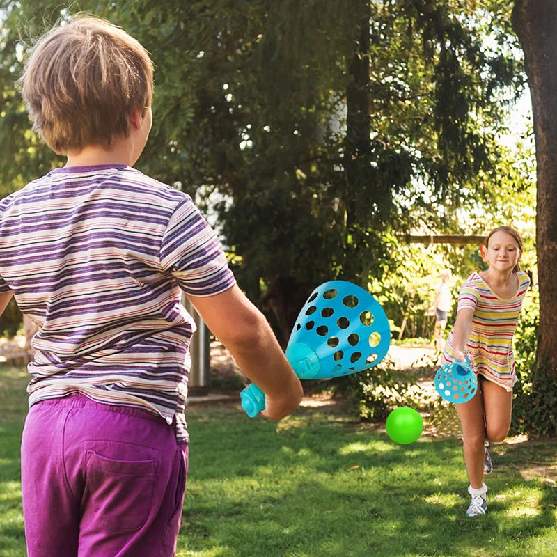 Mini Plastic Racket Set Outdoor Fitness Props for Children Sports Entertainment Tennis / Badminton / Baseball Equipment TMZ