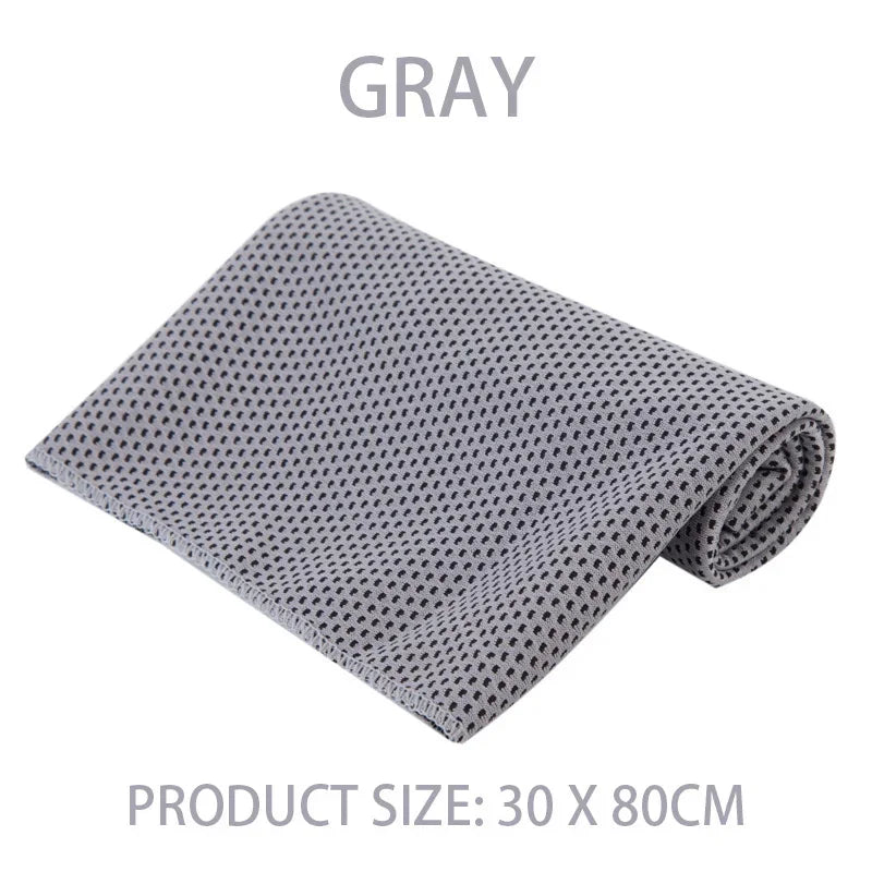 Microfiber Quick Dry Cooling Towel for Sports Fitness Camping Outdoor Ice Cold Towel