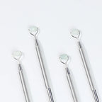 Eye Roller Guasha Skin Scraper Facial Set Stone Face  Puffy Eyes Massager