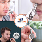 Ear and Nose Hair Trimmer Clipper Painless Hair Trimmer for Men Women Manual Trimmer with Waterproof Hand wash Easy Cleansing