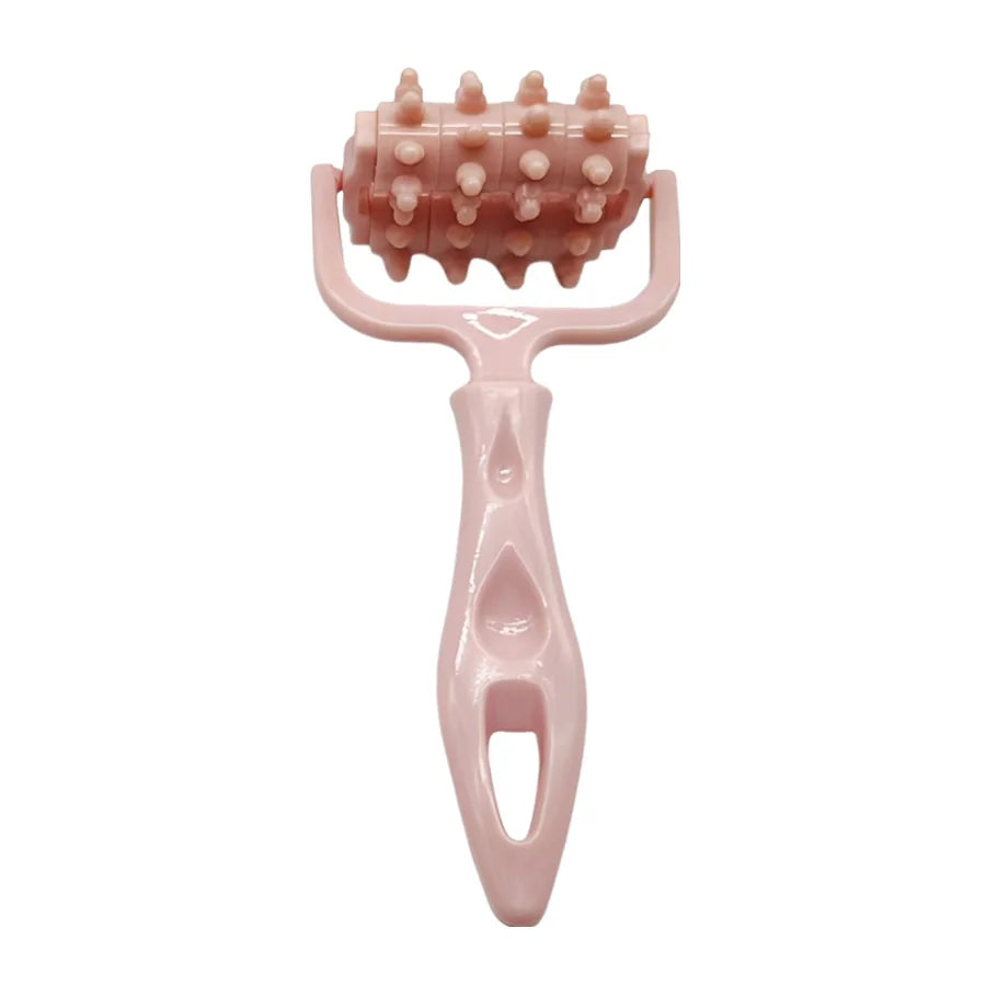 1PCFast Anti Cellulite Dual Roller Beauty Massager Handheld Anti Cellulite Massager Roller Muscle Stretching Health Massage Tool