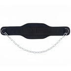 Neoprene Weight Lifting Dip Belt With Chain For Bodybuilding Strength Training Max Load 60Kg Waist Strap For Pull Ups