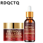 Retinol Collagen Anti-Aging Day Night Serum - Firming Lifting Facial Essence for Youthful Radiance Skin Care Formula with Hydrat