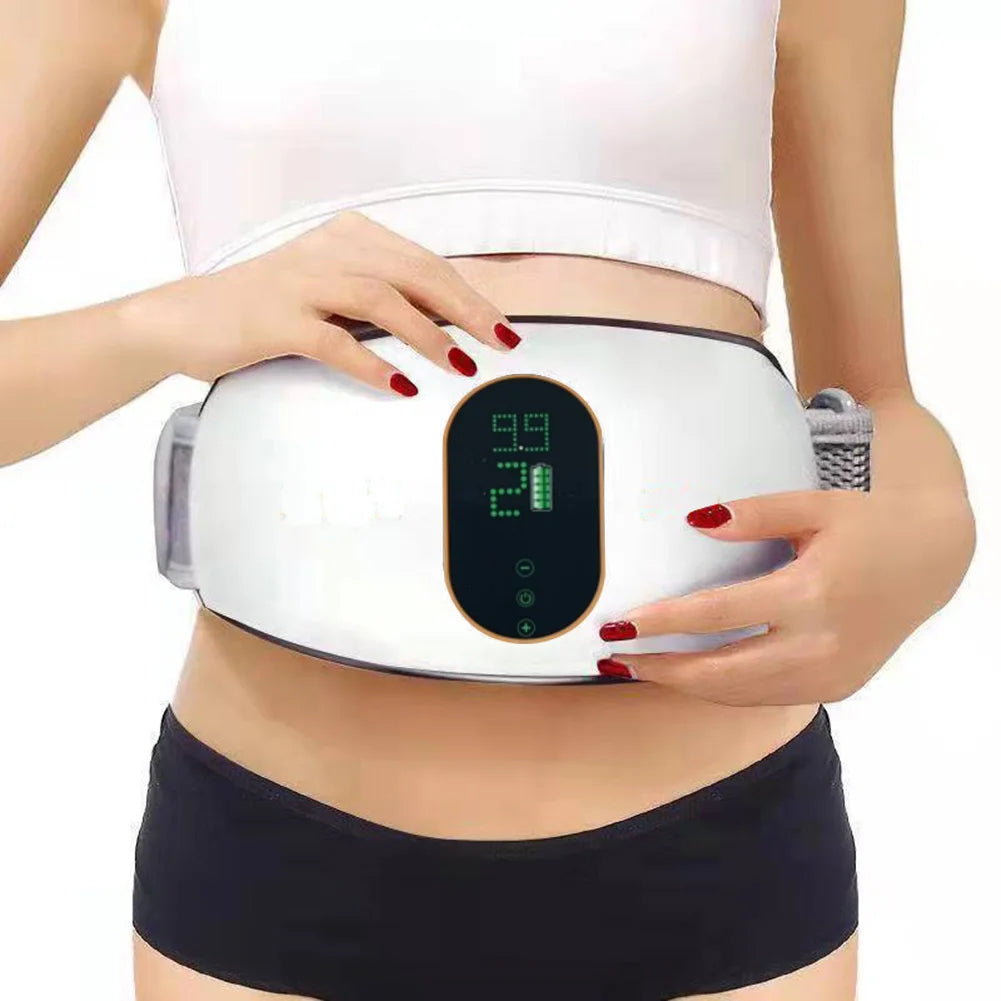 Electric Slimming Belt Fat Burning Beauty Health Machine Body Shaping Massager Abdominal Belly Slimming Massager for Home Use