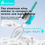 2 Rackets Badminton Set For Beginners With 3 Nylon Shuttlecocks And Carry Bag Lightweight Aluminum Alloy