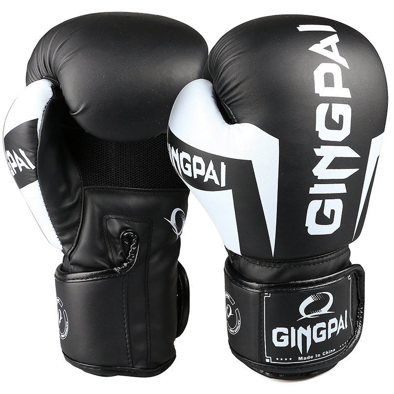 6 Oz Boxing Gloves For Training Sanda Gloves Ocean Color Options White Black Pink Blue Orange Green One Pair - Muliva