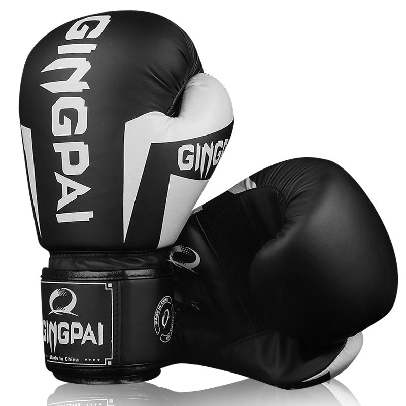 6 Oz Boxing Gloves For Training Sanda Gloves Ocean Color Options White Black Pink Blue Orange Green One Pair - Muliva