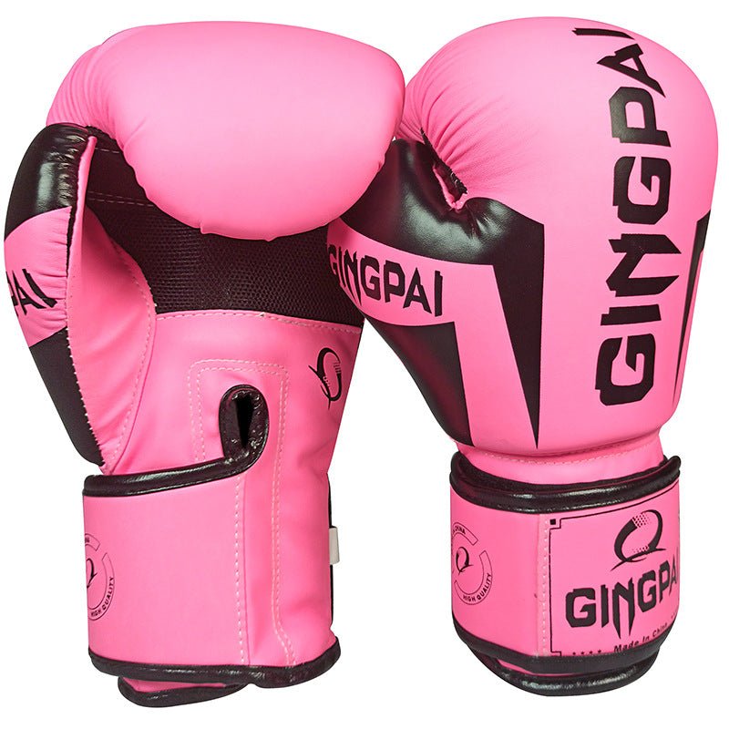 6 Oz Boxing Gloves For Training Sanda Gloves Ocean Color Options White Black Pink Blue Orange Green One Pair - Muliva