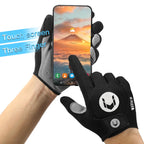 Full Finger Cycling Gloves For Men Women Touch Screen Breathable Lycra Shock Absorbing Sponge Filling Riding Gloves