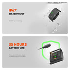 COOSPO HW9 Armband Heart Rate Monitor With HR Zones And Calorie Tracking BLE Five Point Zero ANT Plus For Peloton Zwift