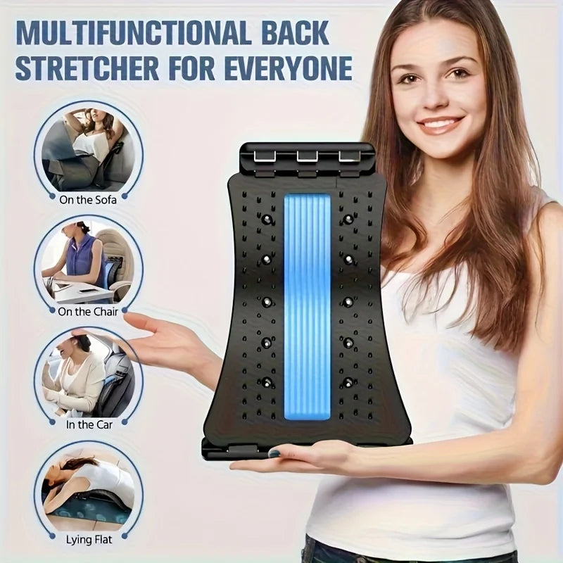 3-Level Back Stretcher Posture Corrector Lumbar Support Ergonomic For Office Car Home Gym Kyphosis Lordosis Fitness Equipment