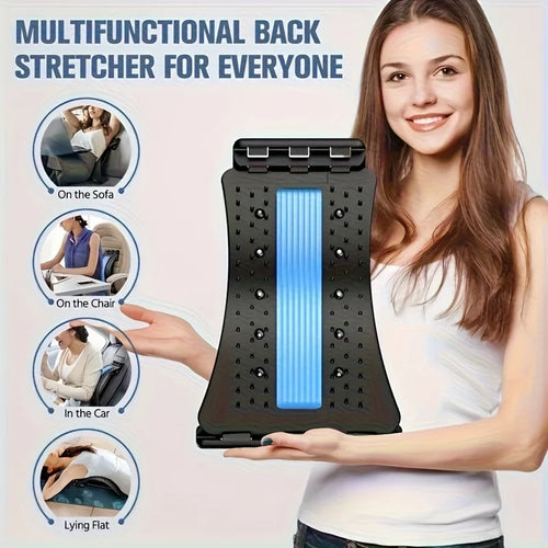 3 Level Back Stretcher For Posture Corrector Lumbar Support Ergonomic Office Car Home Gym Kyphosis Lordosis Fitness