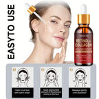 Retinol Collagen Anti-Aging Day Night Serum - Firming Lifting Facial Essence for Youthful Radiance Skin Care Formula with Hydrat