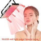 96LEDs Red Light Therapy Panel Lamp for Facial Skin Care Beauty 660nm Infrared Light Skin Care Device Beauty Health