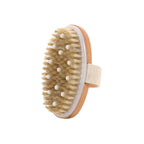 2 In 1 Dry Skin Body Brush Natural Bristle Dead Skin Remover Anti Cellulite Exfoliates Blood Circulation Health Massage Tools