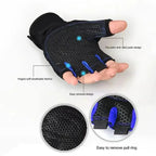 1 Pair Gym Gloves For Fitness And Weight Lifting With Wrist Support For Bodybuilding Training And Cycling
