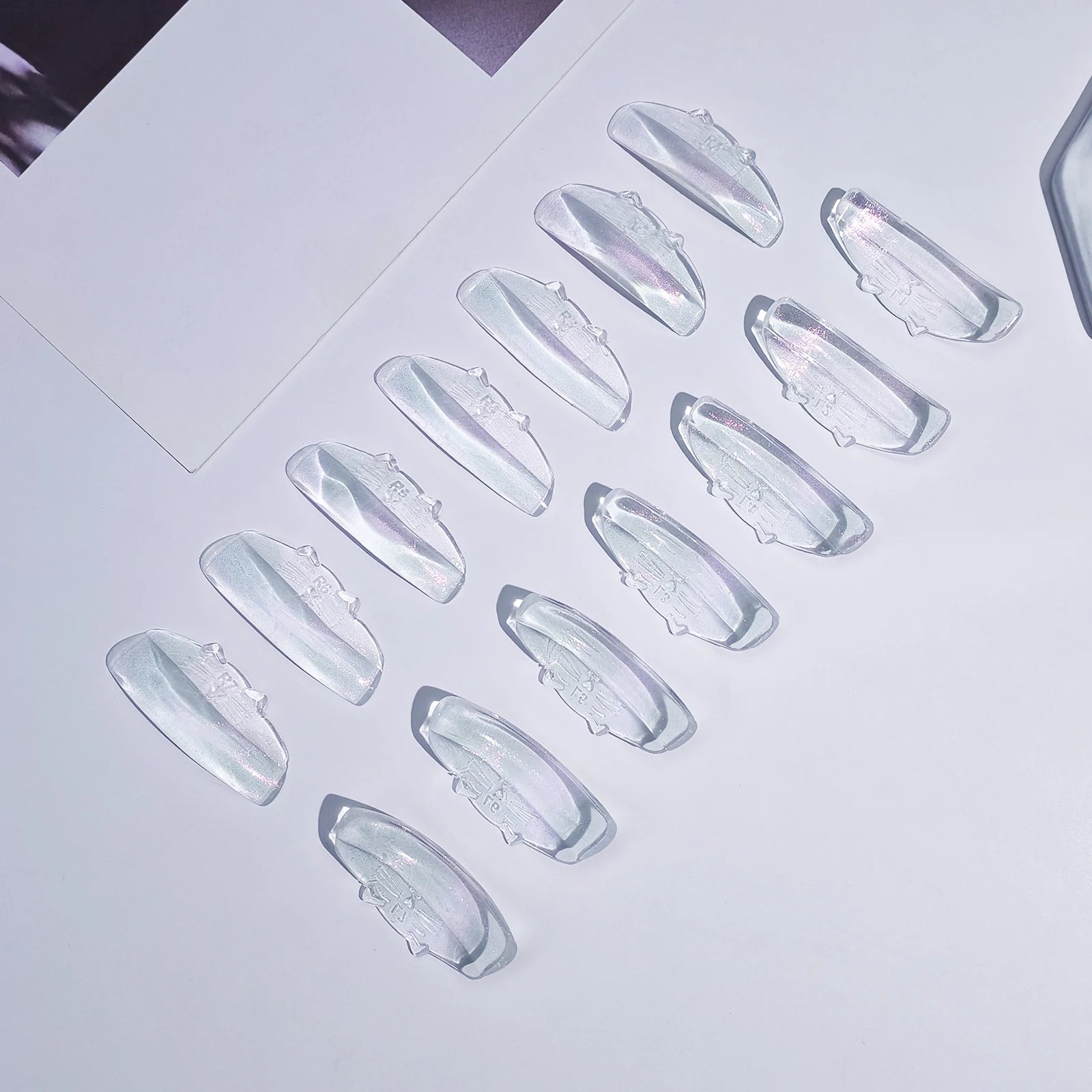 Lomansa 7 Pairs Silicone Eyelash Perm Pads Sticky Lashes Rods Shield Lifting 3D Eyelash Curler Accessories Health Beauty Tool