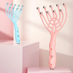 9 Claws Head Massger Streamlined Ball Deep Stress Relaxation Scalp Massager Handheld Spa Massage Roller Health Stress Relief Aid