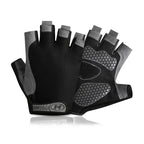 1 Pair Fingerless Gym Gloves For Men Women Breathable Anti Slip Training Gloves For Cycling Bicycle And Bodybuilding