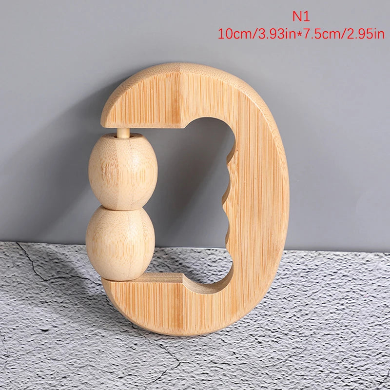 Wooden Massage Roller Portable Massage Tools For Face Neck Muscle Relax Head Foot Massager Stick Body Relaxation Beauty Health