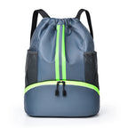 Sports Yoga Fitness Backpack Large Capacity Drawstring Backpack For Outdoor Sports Basketball And Football