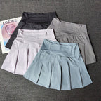 Summer High Waist Sports Skirt With Lined Shorts Quick Dry Running Yoga Tennis Golf Wear For Women