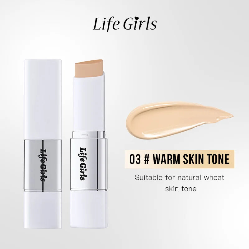 Lazy Foundation Stick – Moisturizing Matte Concealer & Makeup Base, Sweat-Proof Long-Wear