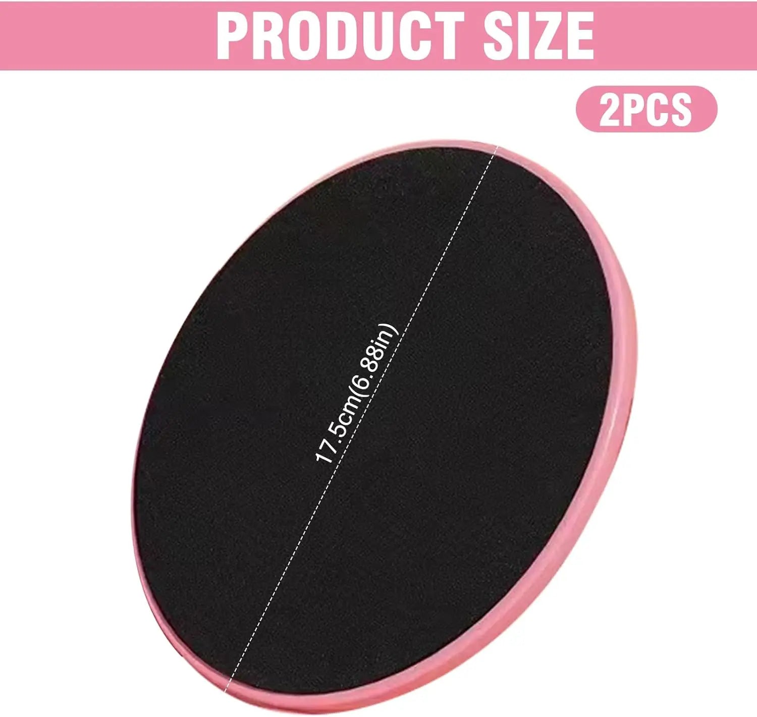 2 Pack Yoga Sliding Discs For Ab Core Training Full Body Workout Portable Foot Sliding Pads