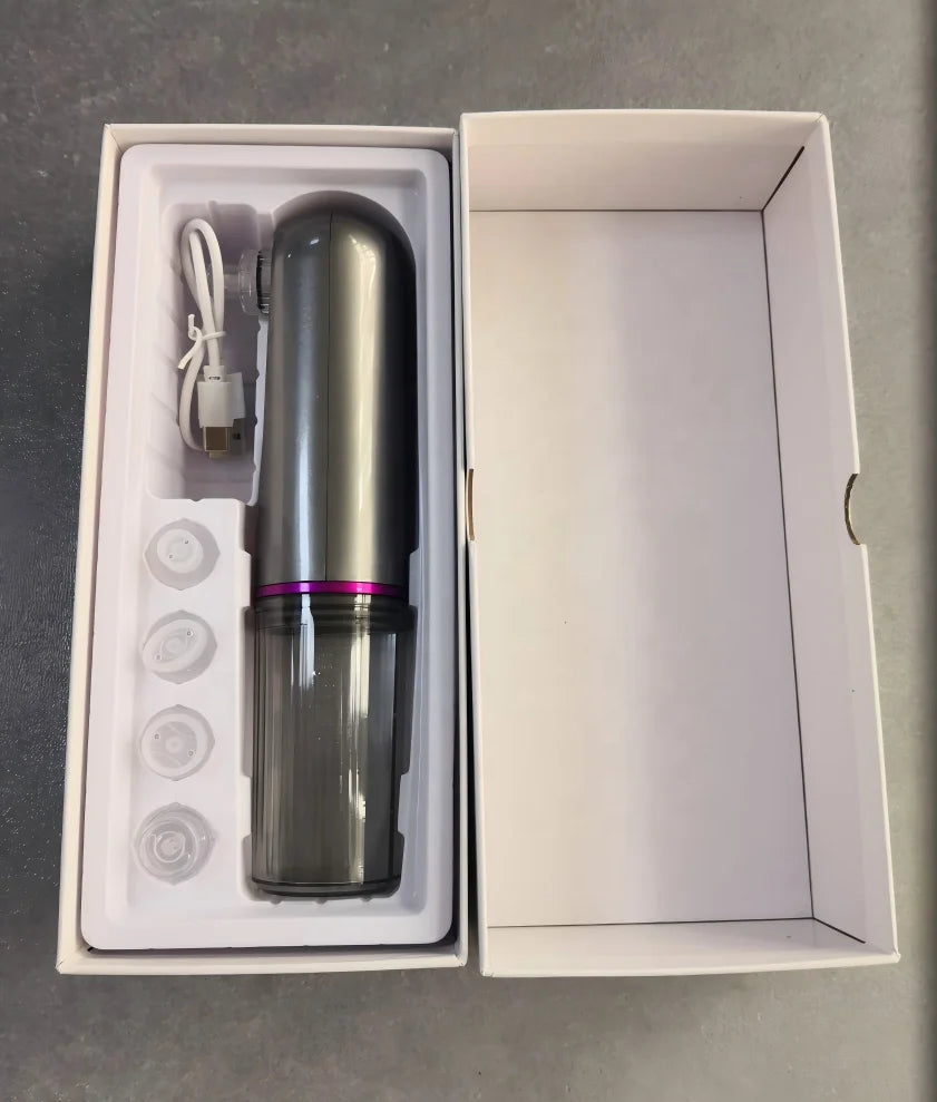 Beauty Product Facial Cleaner Electric Micro Small Bubble Water Cycle Acne Pore Vacuum Blackhead Remover Device