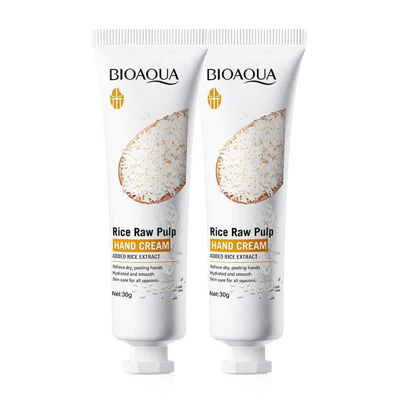 White Rice Hand Cream Whitening Moisturizing Nourishing Anti-aging Handcream Hands Skin Care Products