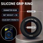 Silicone Finger Gripper Ring Hand Trainer For Grip Strength Training Stress Relief Home Gym Exercise Equipment