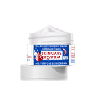 An open jar of Korean Brightening Magic Cream showing a smooth white cream texture against a white background.