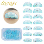 Lomansa 7 Pairs Silicone Eyelash Perm Pads Sticky Lashes Rods Shield Lifting 3D Eyelash Curler Accessories Health Beauty Tool