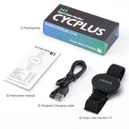 CYCPLUS Heart Rate Sensor Armband Wrist Belt Bluetooth ANT+ Fitness Monitor for Garmin Wahoo GPS Bike Computer