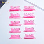 Lomansa 10Pcs C Curl Silicone Eyelash Perm Pad Sticky Lashes Rod Shield Lifting 3D Eyelash Curler Accessories Health Beauty Tool