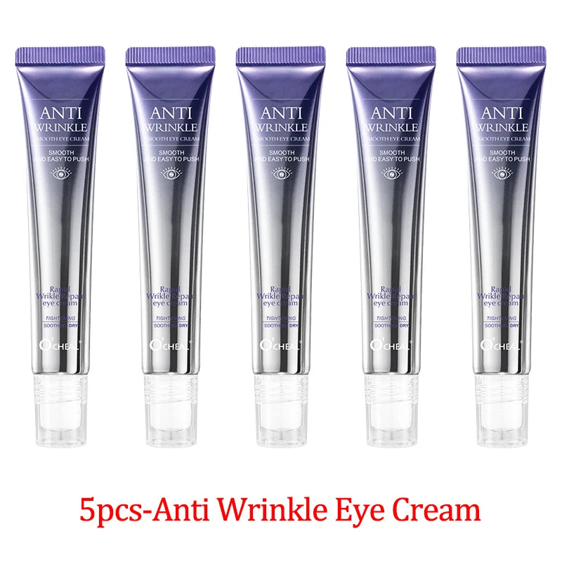 Anti Wrinkle Anti Dark Circle Eye Cream Roller Massager Moisturizing Eye Bags Anti Aging Hyaluronic Acid Eye Skin Care Products