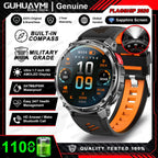 T Rex3 Pro Smart Watch 1100mAh Battery GPS 5ATM Waterproof Outdoor Sports Run Tracker With Compass Military Design