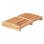1Pcs Dual Wooden Foot Massager Roller - Reflexology Stress Relief Fitness Health Care Pain Relief Care Feet Massage Roller Tool