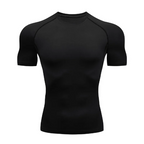 Mens Compression Running T Shirt Quick Dry Fitness Short Sleeve For Training And Jogging Gym Sportswear