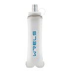 WRELS Large Caliber Soft Collapsible Water Bottle 300ml 500ml For Cycling Hiking Running Fitness TPU