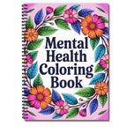 1PC 30-Page Emotional Soothing Coloring Book, Exquisite Flower Designs, Uplifting Phrases, Mental Health Coloring Book
