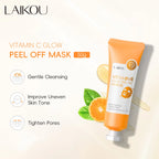 vitamin C Remove Blackhead Cleaning Mask Peel-off Mask Pores Beauty Health VC Glow Peel Off Mask Black Point Mask Face Skin Care