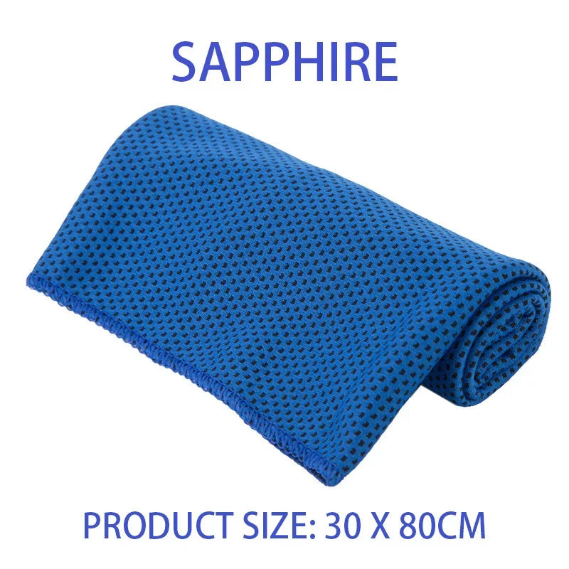 Microfiber Quick Dry Cooling Towel for Sports Fitness Camping Outdoor Ice Cold Towel